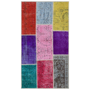 LANGLEY STREET Round Castrejon Hand Knotted Area Rug