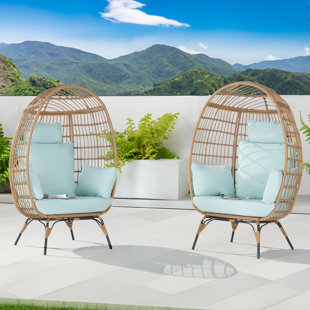SANSTAR Wicker Outdoor Lounge Chair