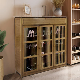 CLASSICLIVING 18 Pair Shoe Storage Cabinet