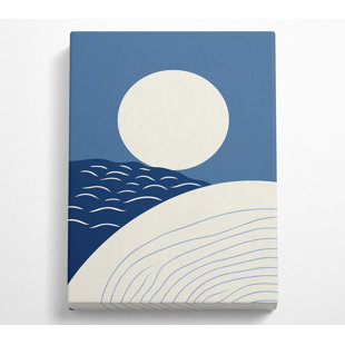 BRIGHT STAR Die Mondkurve - Kunstdrucke auf Leinwand - Wrapped Canvas