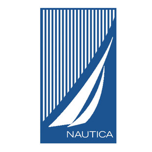 Nautica Home Stripe J 100% Turkish Cotton Beach Towel, 90cm x 180cm, Blue