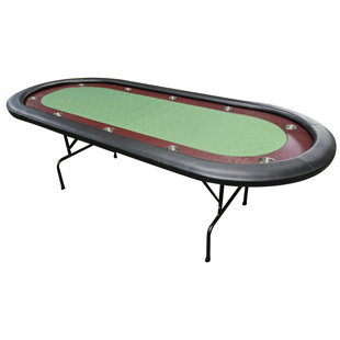 INO Design 96'' 10 - Player Foldable Poker Table for Casino Game