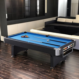 3-in-1 Combination Table Includes Billiards Table IQOWEL 8' Multi Game Pool Table
