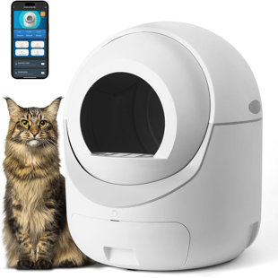 CG INTERNATIONAL TRADING Plastic Enclosed Self-Cleaning Litter Box