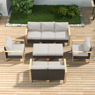 BELORD 7 - Person Outdoor Seating Group with Cushions