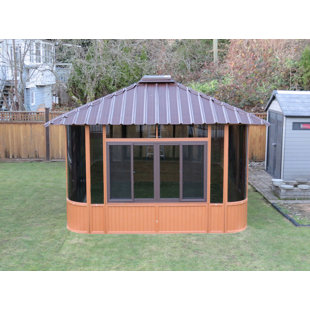 WESTVIEW MANUFACTURING 11 Ft. W x 11 Ft. D Plastic Patio Gazebo