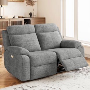 HOKKU DESIGNS Glenorie 58.7'' Upholstered Power Reclining Loveseat