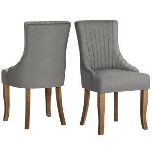 WILLA ARLO™ INTERIORS Fredericktown Tufted Wing Back Parsons Upholstered Dining Chair Side Chair