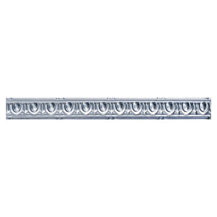 FROMPLAINTOBEAUTIFULINHOURS Puffed Archways 48" L x 4.25" W x 2.94" H Nail-up Tin Cornice (Set of 6)