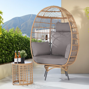 SANSTAR Round 1 - Person 15.8'' L Outdoor Restaurant Lounge Dining