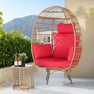 SANSTAR Round Outdoor Dining Set with Cushions