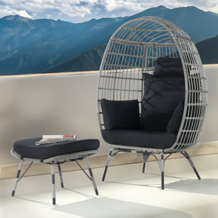 SANSTAR Wicker Outdoor Lounge Chair