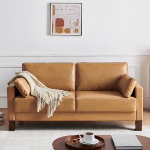 VONANDA 66'' Faux Leather Sofa