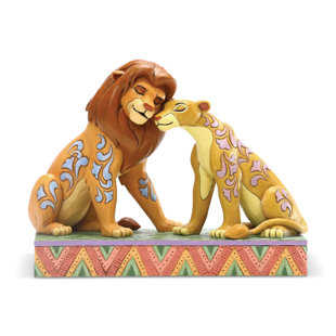 Jim shore Disney Traditions Lion King Simba and Nala Savannah Sweethearts Figurine 5.1in H