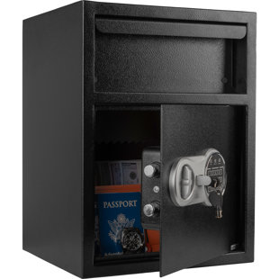 PARAGON SAFE Electronic Safe Box with Key/Dial/Combination Lock