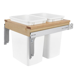 Rev-A-Shelf Double Pullout Top Mount Trash Can