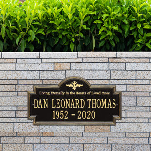 WHITEHALL PRODUCTS Arlington 'Living Eternally' Memorial Plaque