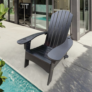 WENDEWAY Solid Wood Adirondack Chair, Outdoor Chair