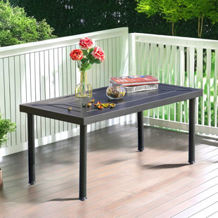 HOKKU DESIGNS Romika 40.4''L X 20.5''W Patio Coffee Table