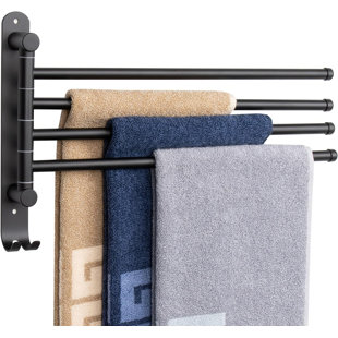 GLOBAL GIRLS LLC Towel Rack 4 Wall Towel Rack