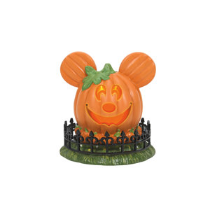 DEPARTMENT 56 Disney Village Mickey's Town Center Pumpkin 4in H