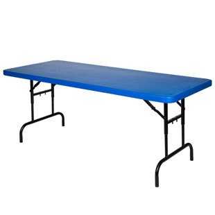 HAMPDEN FURNISHINGS Baldwin 30x72 Height Adjustable Folding Table All American Colors