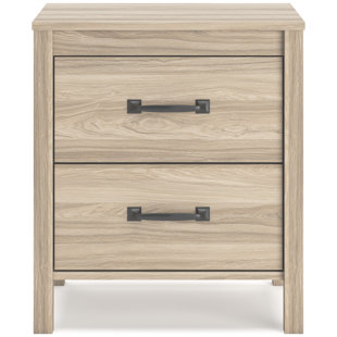 FOUNDRY SELECT Kennita 2 - Drawer Nightstand in Brown/Beige