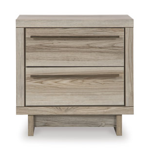 MILLWOOD PINES Edgerin Solid Wood Nightstand