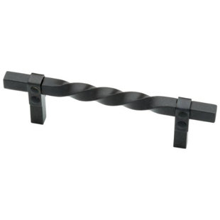 D. LAWLESS HARDWARE 3-1/2" Iron Craft Twisted Pull Wrought Iron