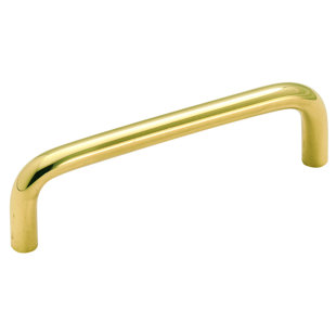 D. LAWLESS HARDWARE 5" Wire Pull Polished Brass
