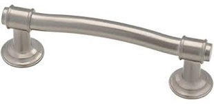 D. LAWLESS HARDWARE (2 Pack) 3" Nautical Bar Pull Satin Nickel