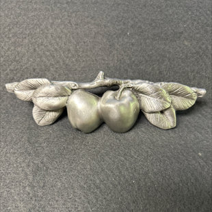 D. LAWLESS HARDWARE Pewter Apple Pull