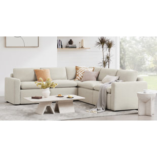 ROOMSENSE Blakesburg 5 - Piece Upholstered Power Reclining Modular Sectional