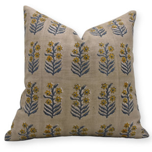 FABDIVINE Linen Indoor/Outdoor Pillow Cover