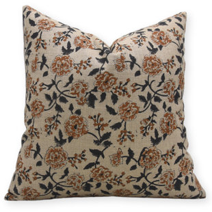 FABDIVINE Linen Indoor/Outdoor Pillow Cover