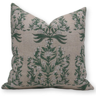 FABDIVINE Linen Indoor/Outdoor Pillow Cover