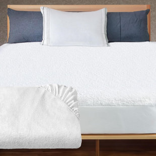 CONTINENTALBEDDING Waterproof Terry Mattress Protector - King Size - Fits Mattresses Up to 15 Inches Deep, Soft & Breathable