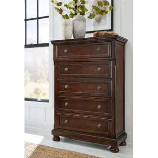 CHARLTON HOME® Emylie 5 Drawer 39.75" W Chest