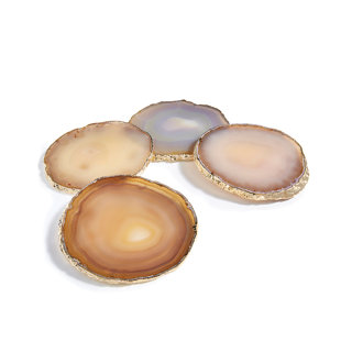 ANNA NEW YORK Entertainment Agate 4 Piece Coaster Set
