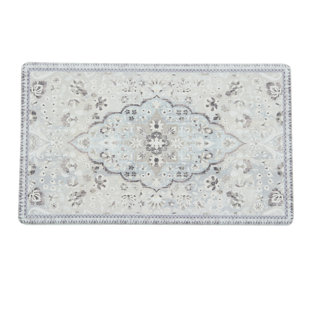 PATINA VIE MAISON Vintage Medallion Anti Fatigue Kitchen Mat and Runner
