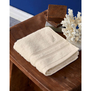 Nautica Home Crew Guest 100% Turkish Cotton Towel, 30cm x 50cm, Ivory (Set of 190)