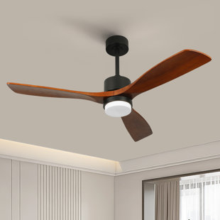 IVY BRONX Helmuts Ceiling Fan with LED Lights and Remote Control