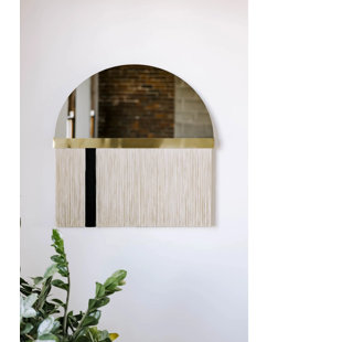 CANDICE LUTER ART + INTERIORS Aria Colorblock Accent Mirror