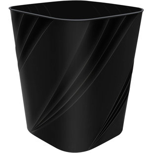 IMPIAR Plastic Open Waste Basket - 1.6 Gallons