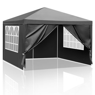 OUTOPEE Outdoor 10 Ft. W x 10 Ft. D Metal Party Tent