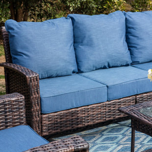 ALPHAMARTS 5 Piece Sofa Seating Group with Cushions