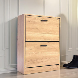 FURNOLD 12 Pair Shoe Storage Cabinet