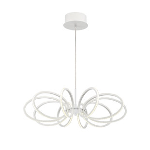 BRAYDEN STUDIO® Betria 10 - Light Dimmable Geometric Chandelier