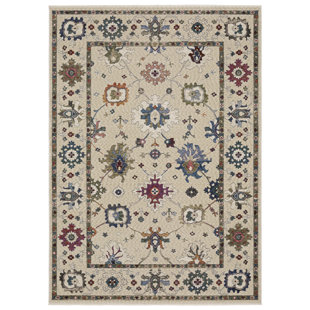STYLEHAVEN Haddon Global Persian Inspired Ivory/Multi Area Rug