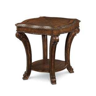 A.R.T. Rectangular End Table in Warm Pomegranate